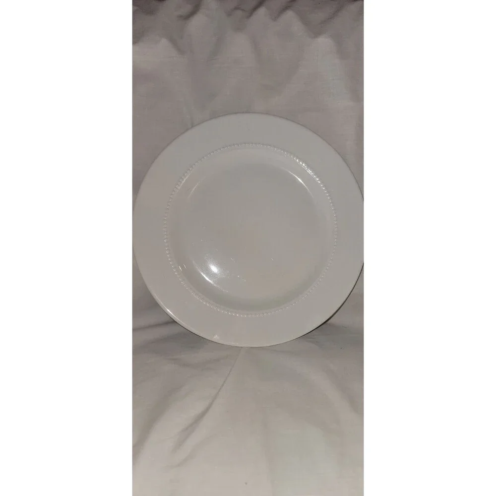 Target Home White Hobnail Porcelain Dinner Plates 11″ Set of 2 Replacement